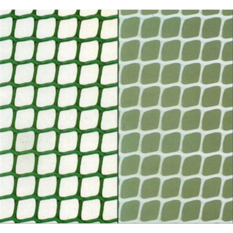 MALLA Plastico Verde Agujero Gra.11x11 Rfª. 313006 (Rollo de 25 metros)