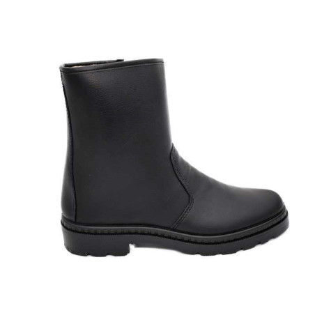 Bota Piel Negra C/Cremallera y Forro Mdlo. 40   Nº 43