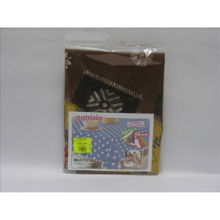 Mantel Hule C/Ribete 1.20 Cuadrada